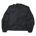 HARLEY DAVIDSON Mens Black Nylon Jacket XL Zip Lightweight Plain