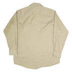 BIG MAC Mens Worker Shirt Beige Long Sleeve XL