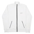CARHARTT Womens White Cotton Blend Zip Jacket M Plain Casual Lightweight