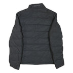 NAUTICA Womens Black Quilted Jacket M Polyester Blend Zip Casual