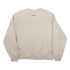 FEAR OF GOD ESSENTIALS Womens Beige Crew Neck M Logo Sweatshirt Pullover