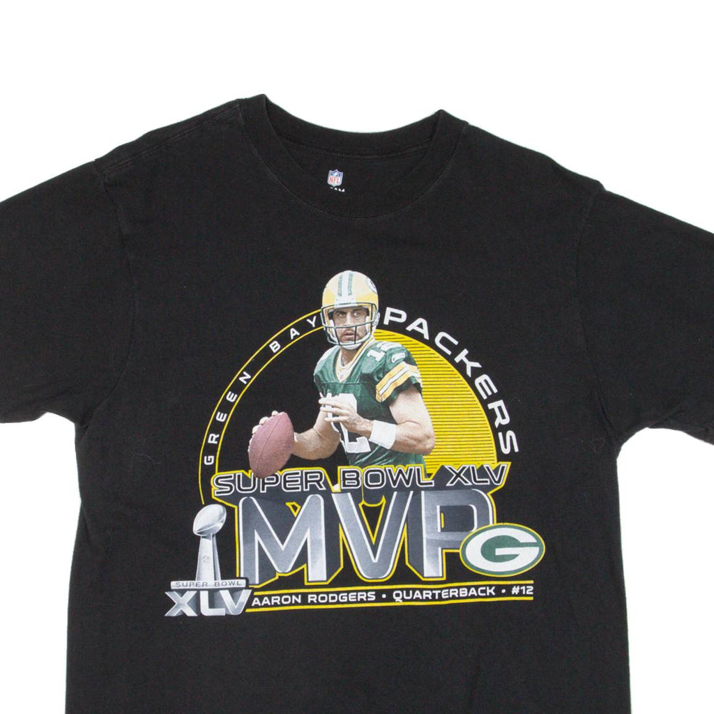 NFL Green Bay Packers Mens T-Shirt Black USA L