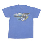 STEWART HASS Mens Blue Clint Bowyer Graphic T-Shirt M Short Sleeve Crew Neck