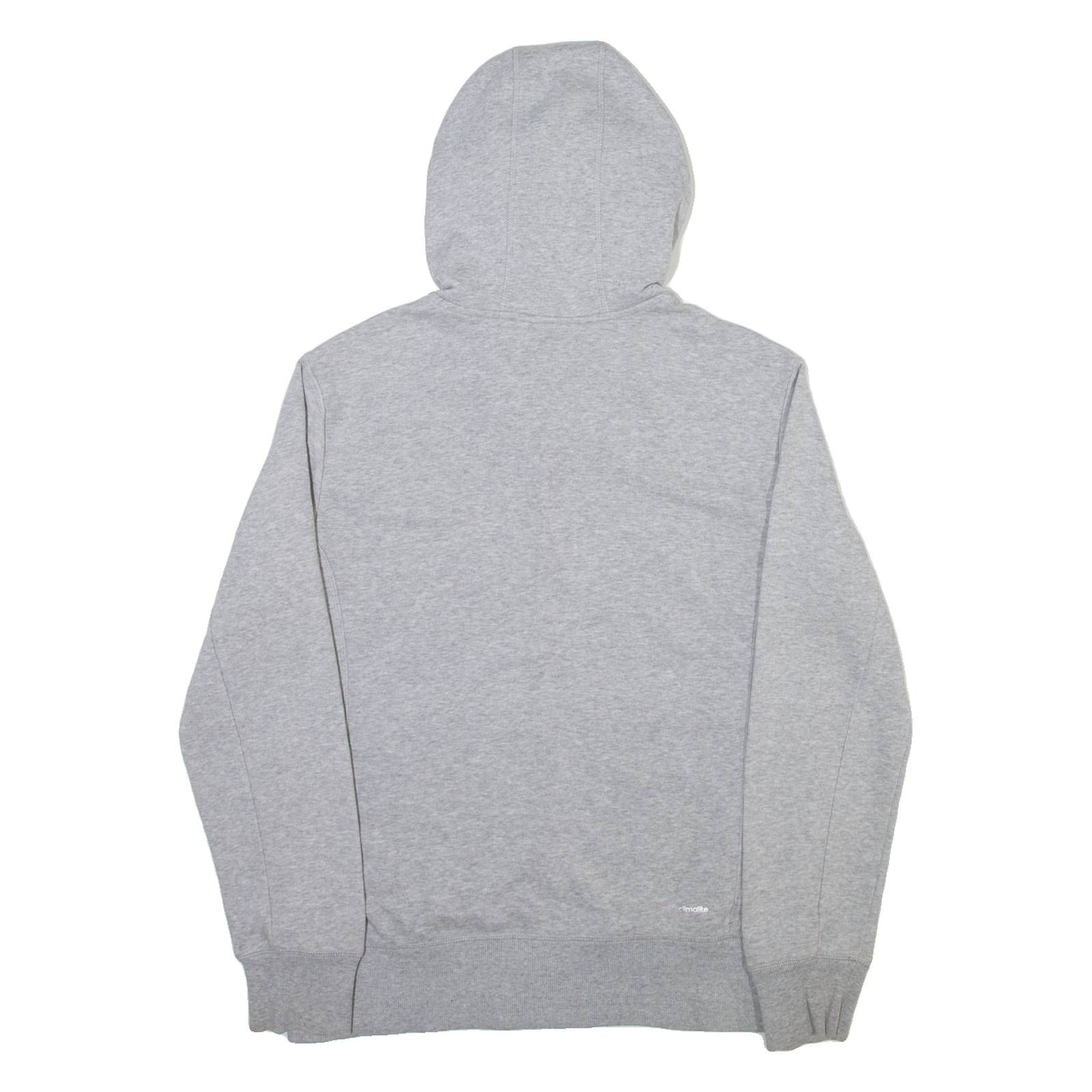 ADIDAS Womens Grey Hoodie Full Zip M