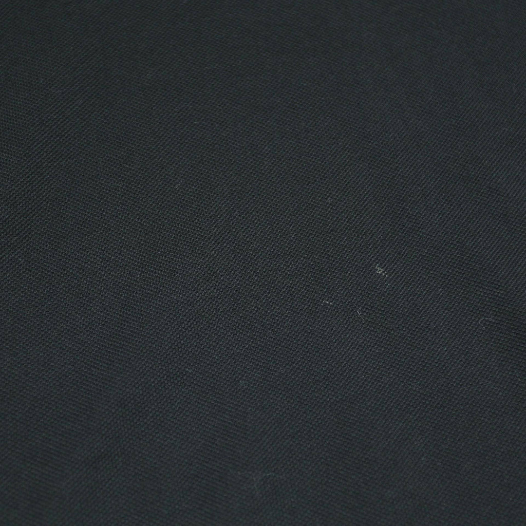 LACOSTE Mens Black Long Sleeve Plain Cotton Polo Shirt S Classic Fit