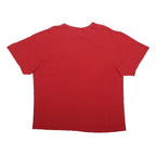 DELTA Mens Red Coca-Cola Graphic T-Shirt 2XL Short Sleeve Crew Neck Cotton Blend