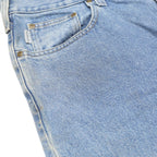 CARHARTT Mens Relaxed Jeans Blue Denim W38 L34 Casual Cotton Zip Pocket