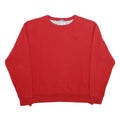 CHAMPION Mens Red Crew Neck L Cotton Blend Sweatshirt Pullover Casual