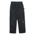 CARHARTT Mens Cotton Black Regular Straight Trousers W29 L30 Workwear Durable