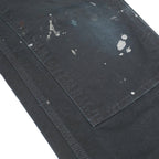 CARHARTT Mens Cotton Black Regular Straight Trousers W29 L30 Workwear Durable