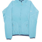 BERGHAUS Womens Blue Hooded Zip Jacket L Polyester Blend Outdoor Casual