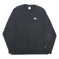 NIKE Mens Black XL Crew Neck Sweatshirt Cotton Blend Pullover Sportswear