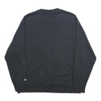 NIKE Mens Black XL Crew Neck Sweatshirt Cotton Blend Pullover Sportswear