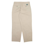 DOCKERS Mens Trousers Beige Relaxed Tapered W30 L29