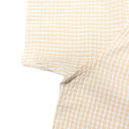 TOMMY HILFIGER Mens Yellow Check Shirt M Cotton Short Sleeve Casual