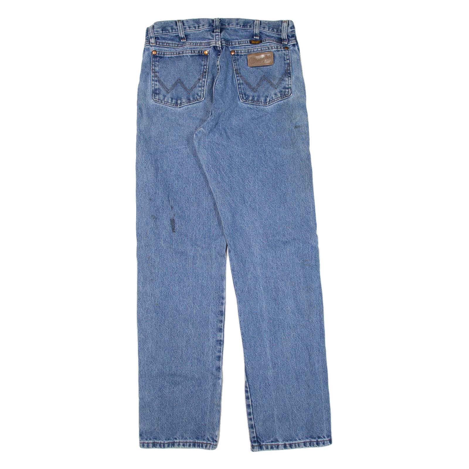 WRANGLER Mens Jeans Blue Regular Straight W31 L34
