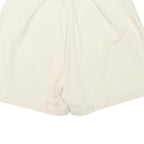 LEE Womens Shorts White Casual Plain XS W25 Cotton Blend Comfortable Summer