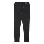 LEVI'S Womens Black Slim Skinny Denim Jeans Cotton Blend W26 L29 Stylish Zip