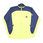 ADIDAS Mens Yellow & Blue Adventure Zip Up Polyester Jacket L Sports Track