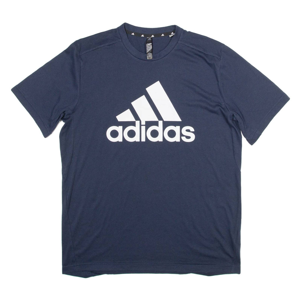 ADIDAS Mens T-Shirt Blue M