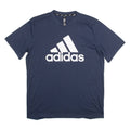 ADIDAS Mens T-Shirt Blue M