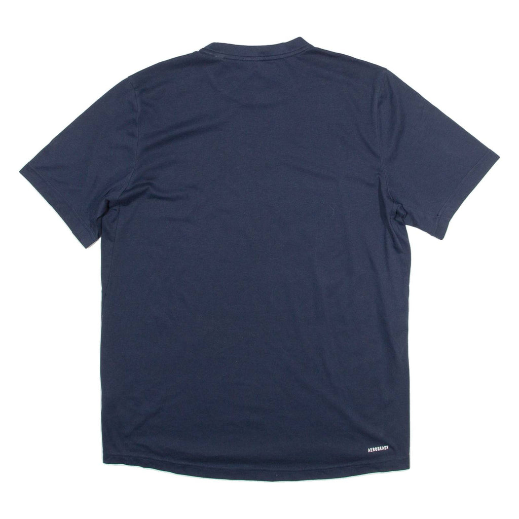 ADIDAS Mens T-Shirt Blue M