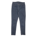 LEVI'S Womens Jeans Blue Slim Skinny Denim W29 L27 Zip Cotton Blend Classic