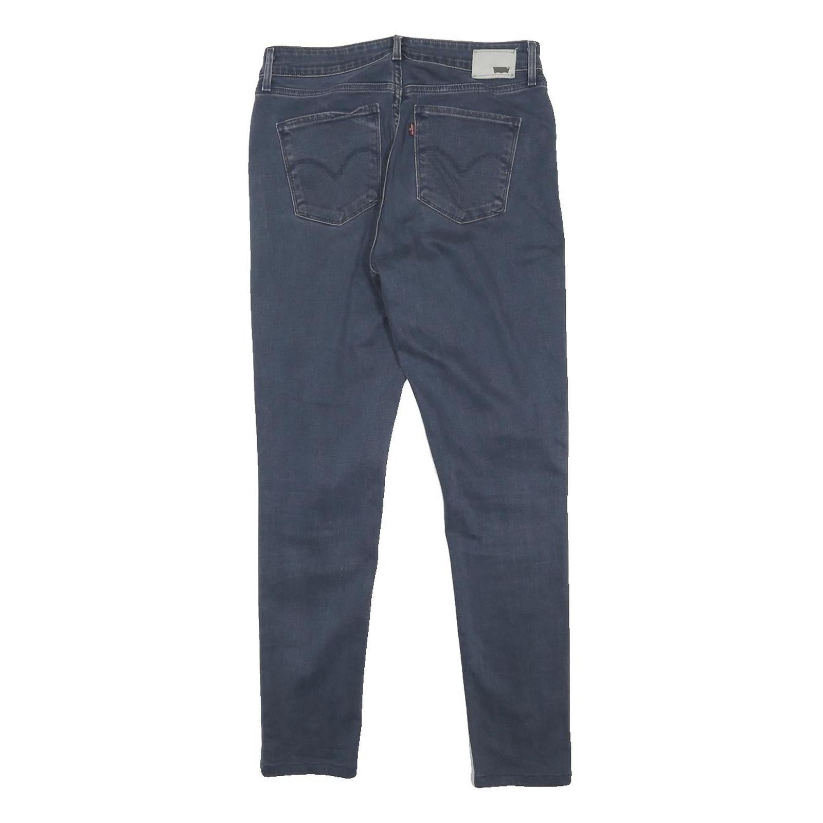 LEVI'S Womens Jeans Blue Slim Skinny Denim W29 L27 Zip Cotton Blend Classic