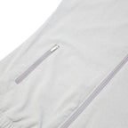 ADIDAS Womens Grey Jacket M Polyester Zip Plain Casual Sportswear