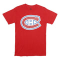 NHL Mens Red Montreal Canadiens T-Shirt S Short Sleeve Crew Neck Cotton