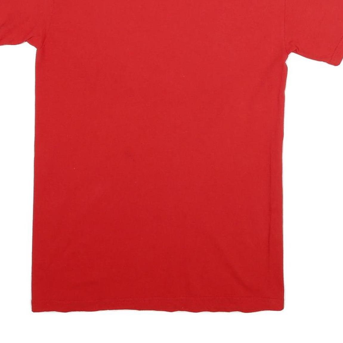 NHL Mens Red Montreal Canadiens T-Shirt S Short Sleeve Crew Neck Cotton