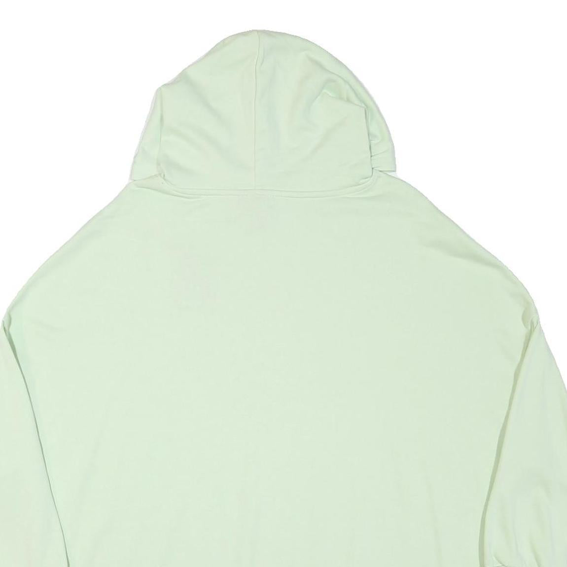 US GRAND POLO Mens Light Green Hoodie L Cotton Blend Pullover Sweatshirt