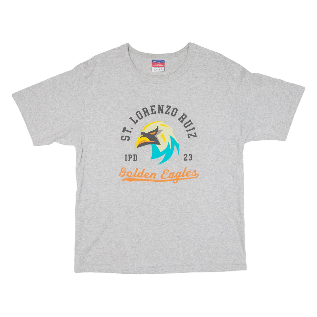 CHAMPION Golden Eagle Mens T-Shirt Grey USA M