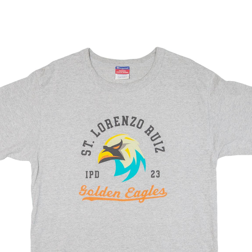 CHAMPION Golden Eagle Mens T-Shirt Grey USA M