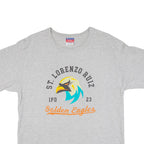 CHAMPION Golden Eagle Mens T-Shirt Grey USA M