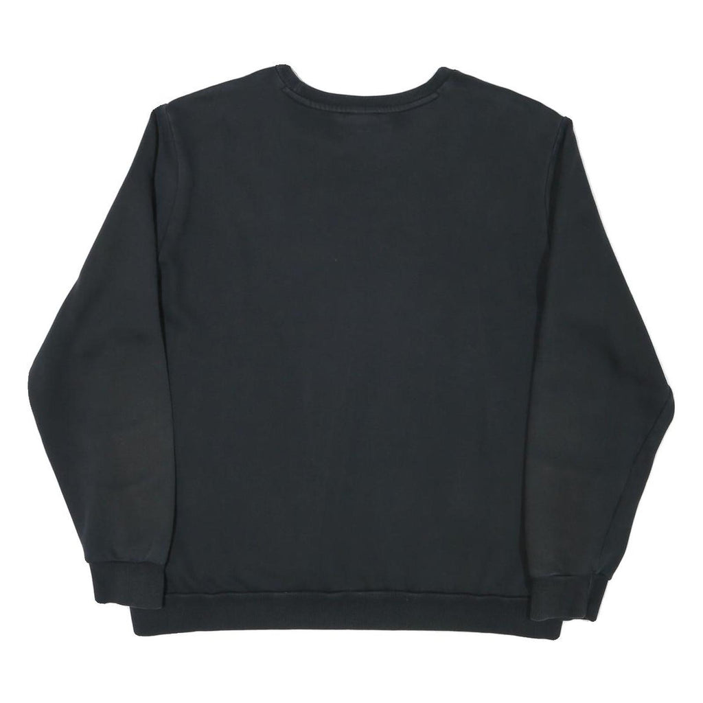 PUMA Mens Black Sweatshirt XL Crew Neck Cotton Blend Pullover Logo