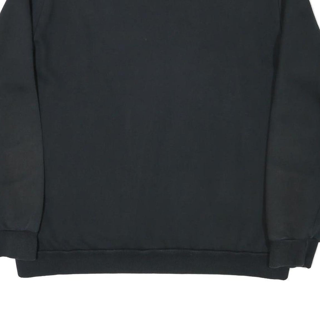 PUMA Mens Black Sweatshirt XL Crew Neck Cotton Blend Pullover Logo