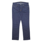 LAUREN RALPH LAUREN Womens Jeans Blue Regular Straight Denim Medium W32 L29