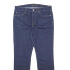 LAUREN RALPH LAUREN Womens Jeans Blue Regular Straight Denim Medium W32 L29