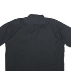 DICKIES Mens Black Cotton Work Shirt 2XL Button Up Short Sleeve Casual