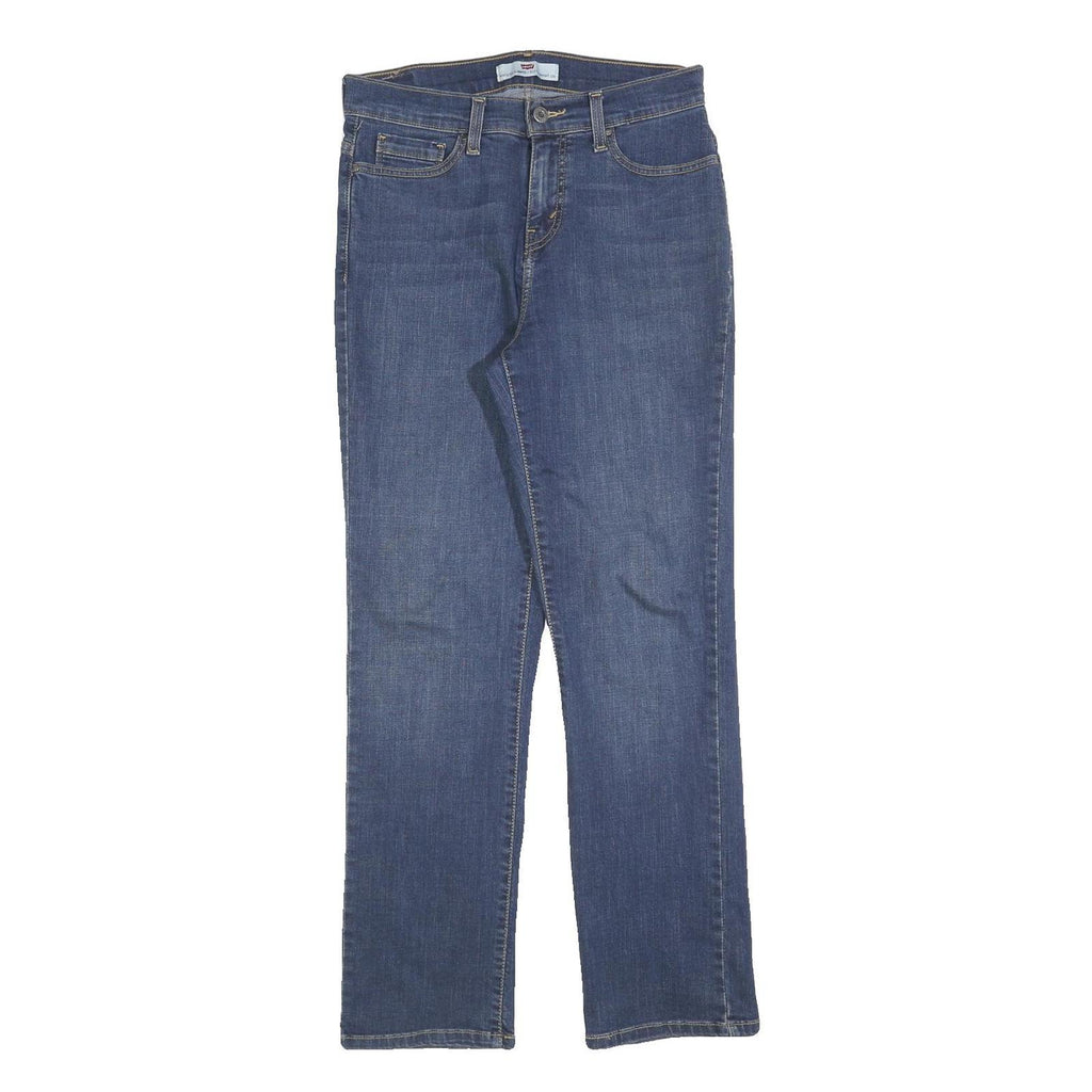 LEVI'S 512 Straight Womens Jeans Blue Slim Denim W30 L30 Studded Pocket Detail