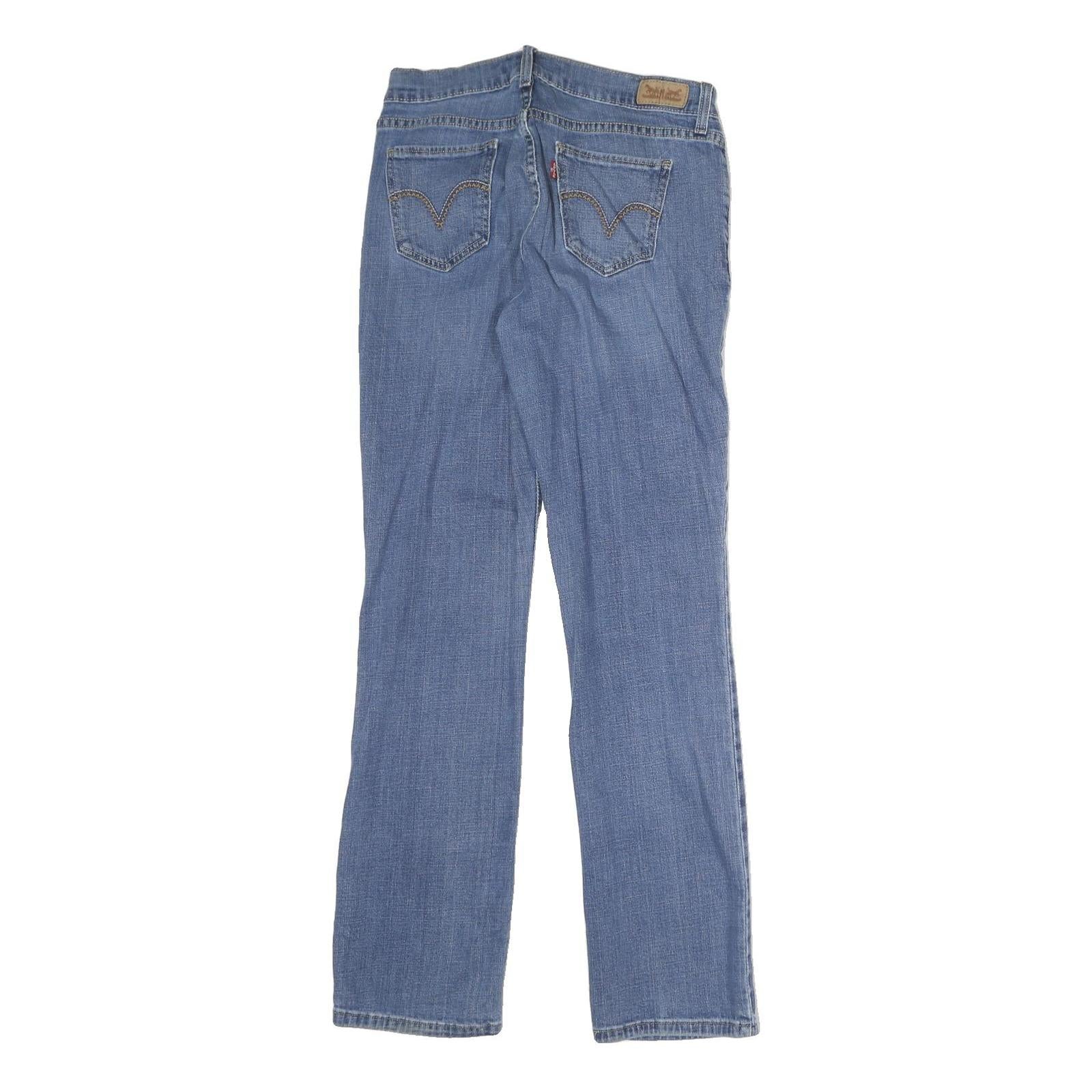 LEVI'S 505 Mens Jeans Blue Regular Straight Denim Medium W28 L29 Classic Fit