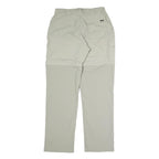 TENSON Mens Polyester Beige Regular Zip Trousers W30 L34 Lightweight Outdoor