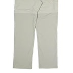 TENSON Mens Polyester Beige Regular Zip Trousers W30 L34 Lightweight Outdoor