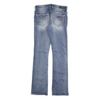 DAY TRIP Womens Slim Blue Denim Light Wash Jeans W30 L32 Classic Fit Zip