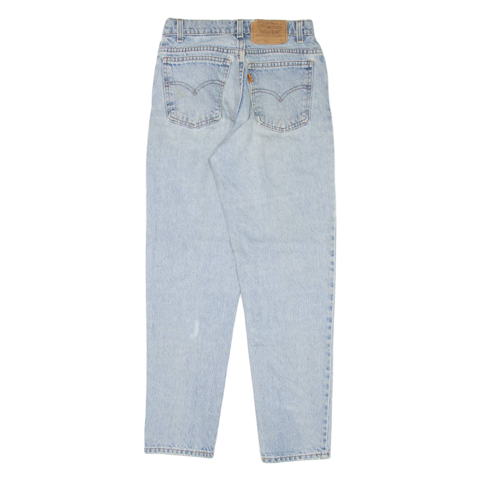 LEVI'S 10950 Orange Tab Womens Jeans Blue Mom 90s Stone Wash W24 L27