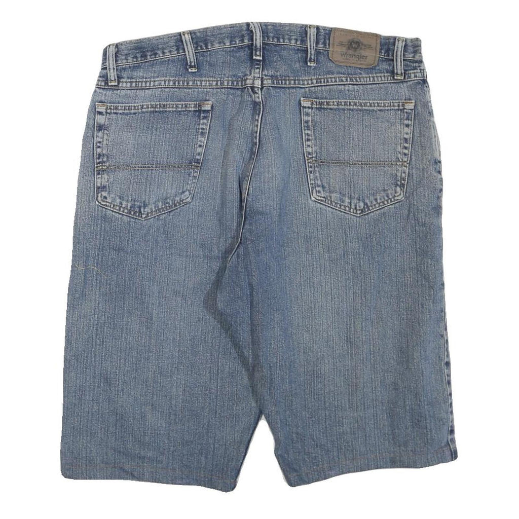 WRANGLER Mens Denim Blue Casual Shorts XL W40 Cotton Blend Classic Fit