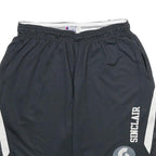 CHAMPION Mens Black Casual Sports Shorts Sinclair Logo L W28 Polyester