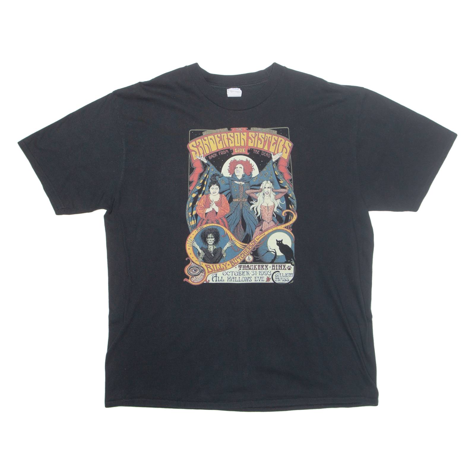 GILDAN Sanderson Sisters Womens T-Shirt Black XL