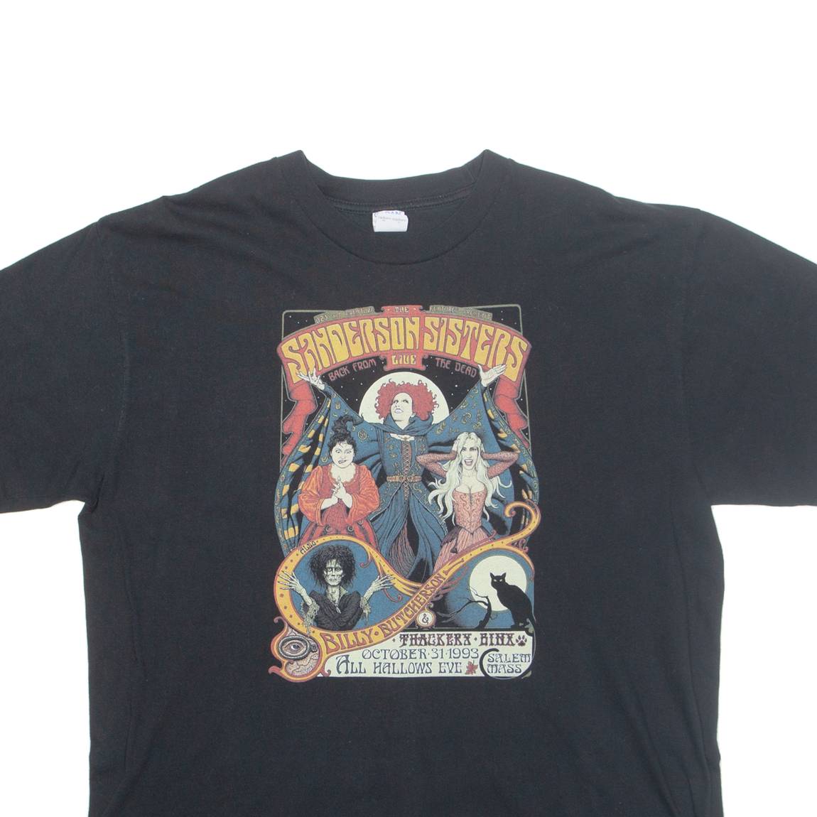 GILDAN Sanderson Sisters Womens T-Shirt Black XL